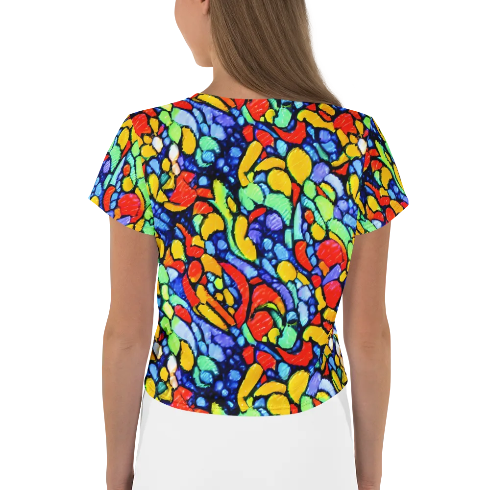 Chromatic Crush on Crop Tee — Back