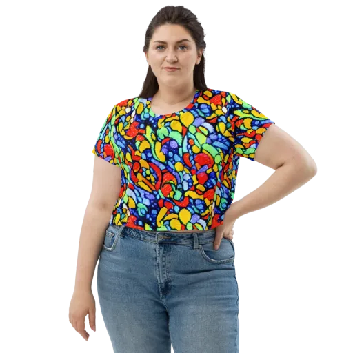 Chromatic Crush on a Crop Tee