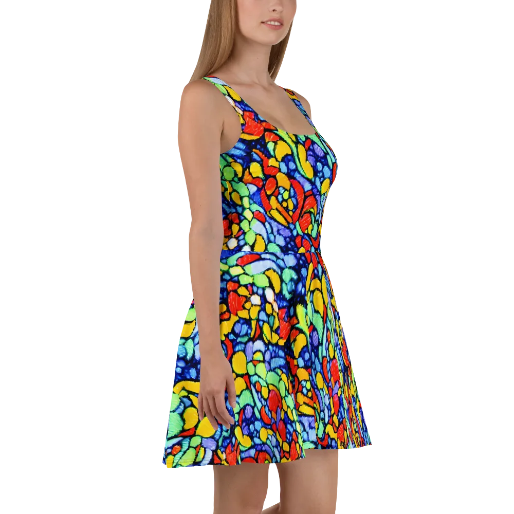 Chromatic Crush on Skater Dress — Right