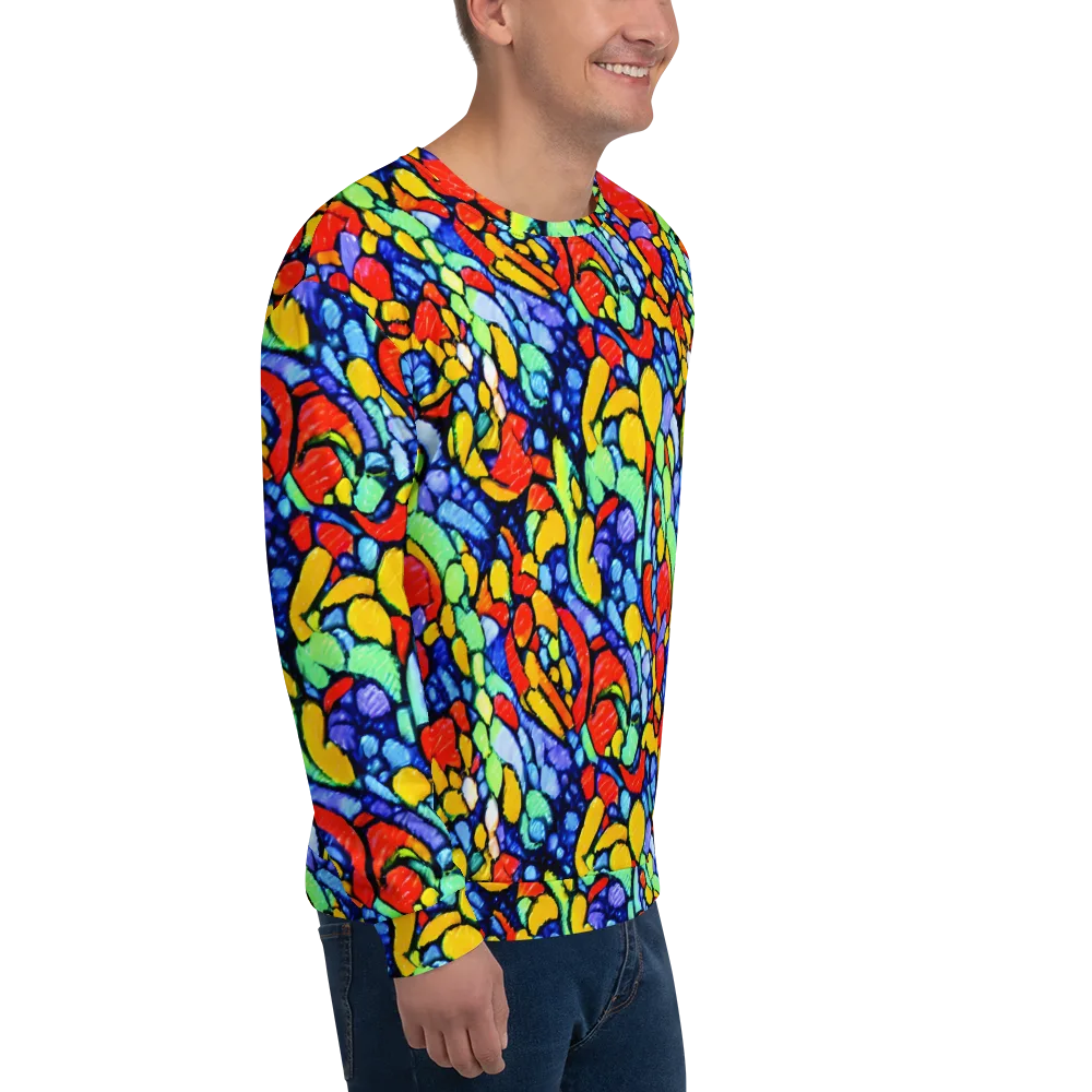 Chromatic Crush on Sweatshirt — Right Front