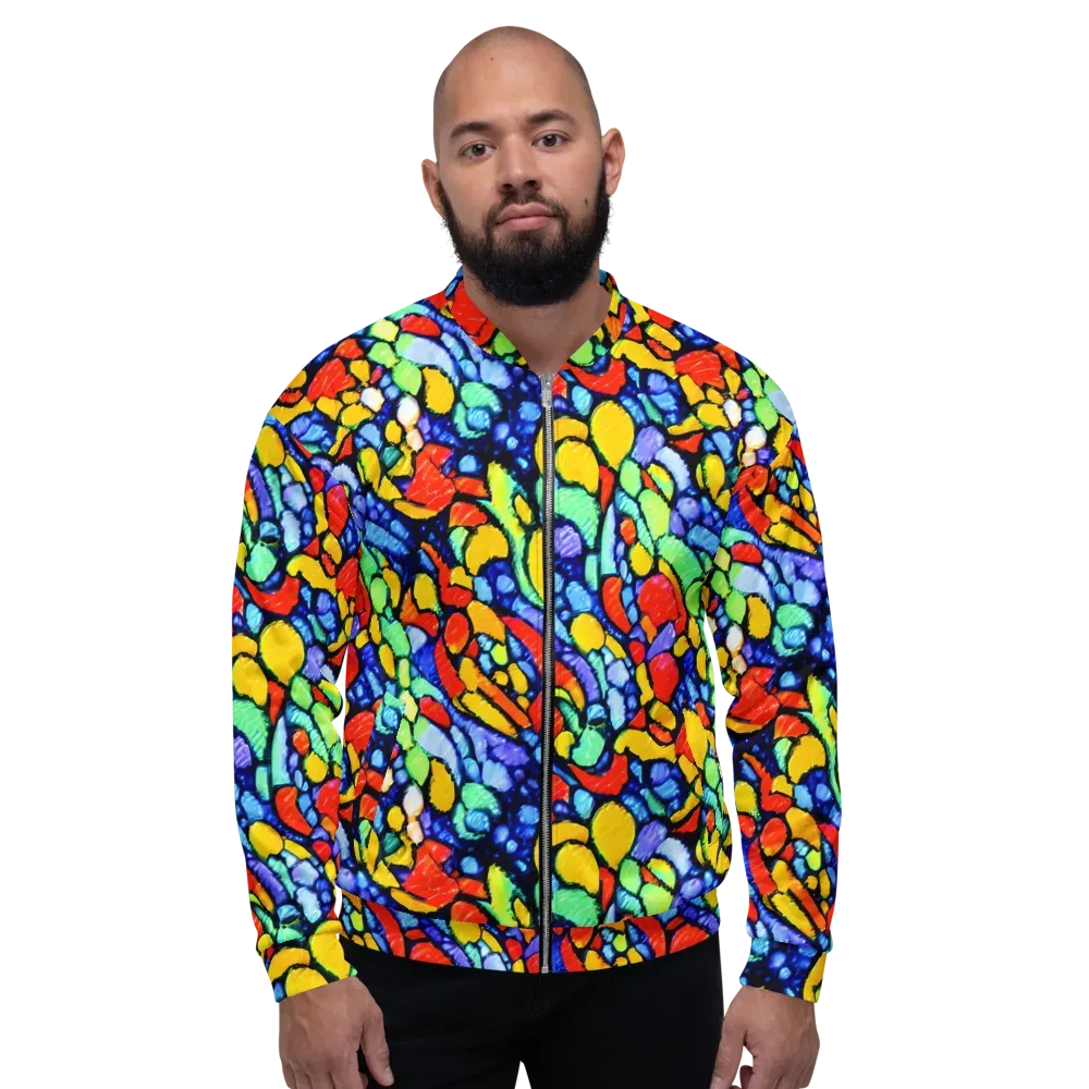Chromatic Crush on Bomber Jacket — Front