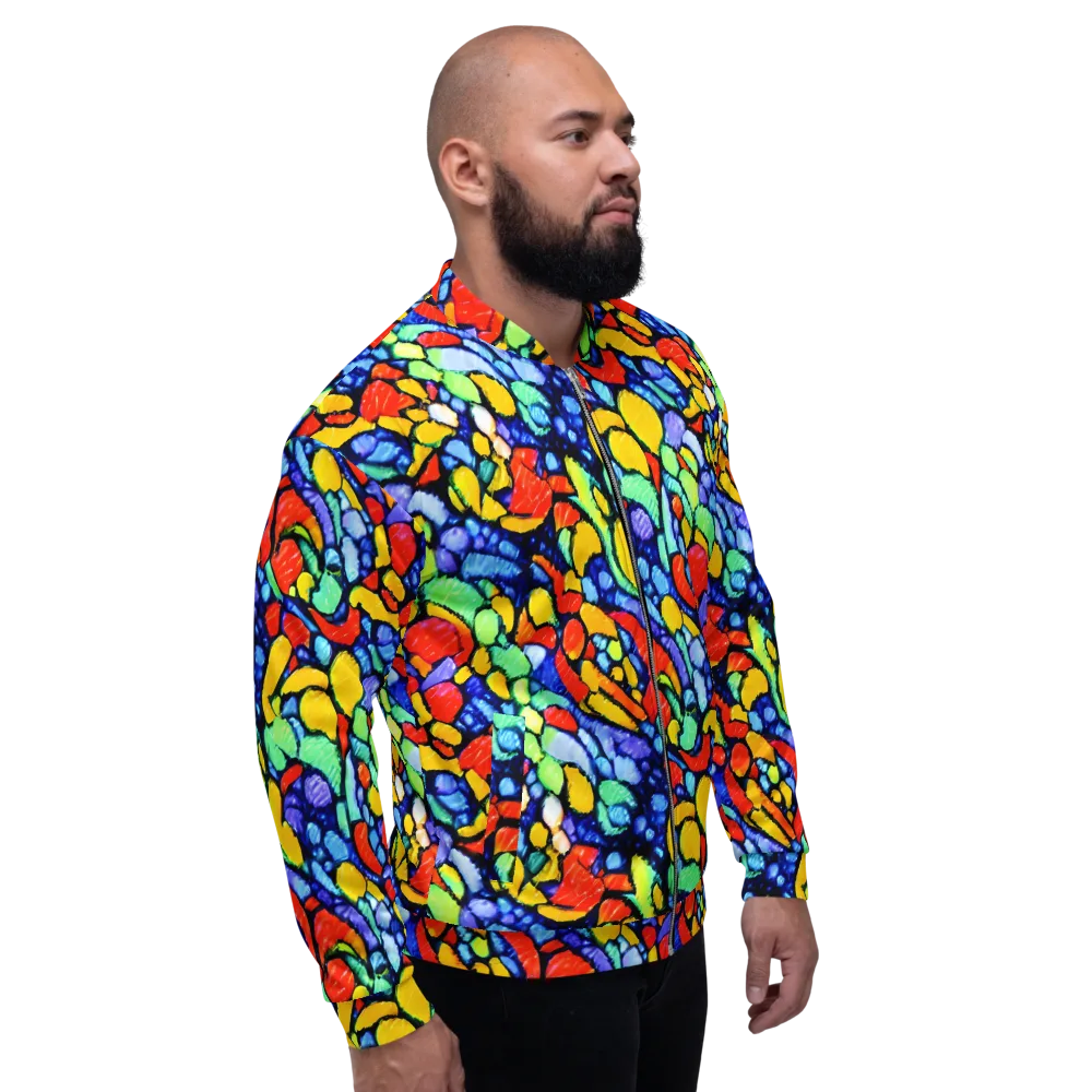 Chromatic Crush on Bomber Jacket — Right