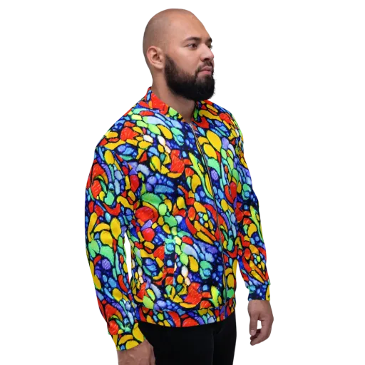 Chromatic Crush on a Bomber Jacket