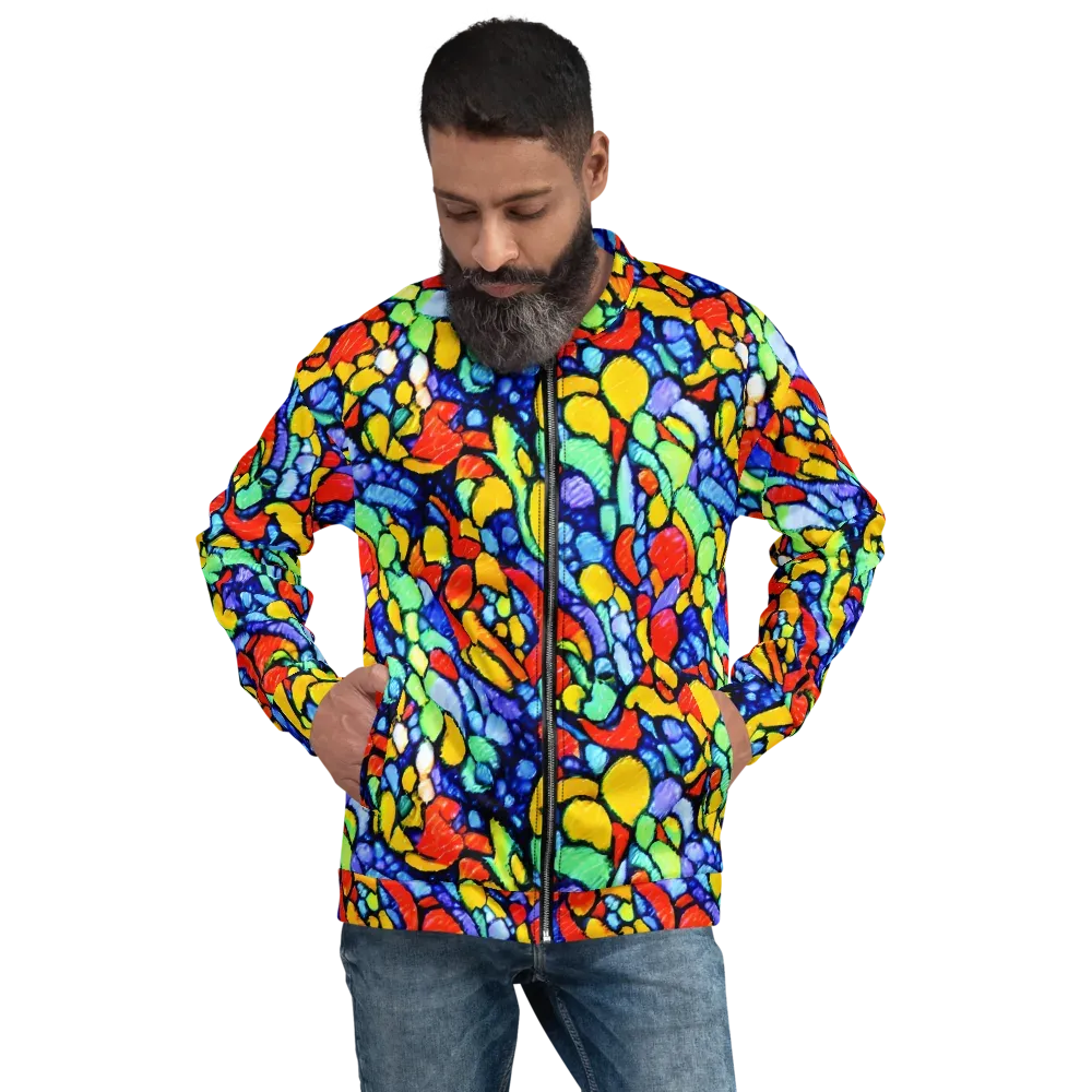 Chromatic Crush on Bomber Jacket — Front