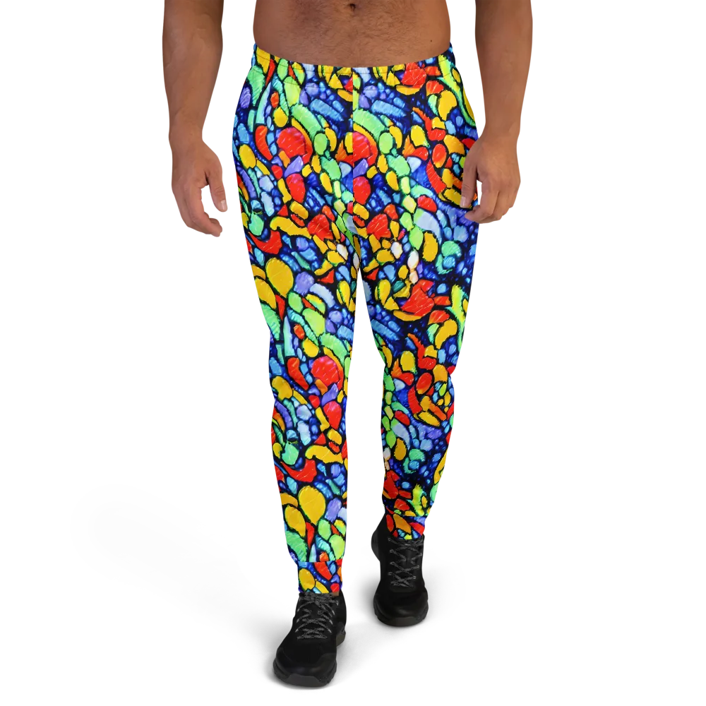 Chromatic Crush on Men's Joggers — Front