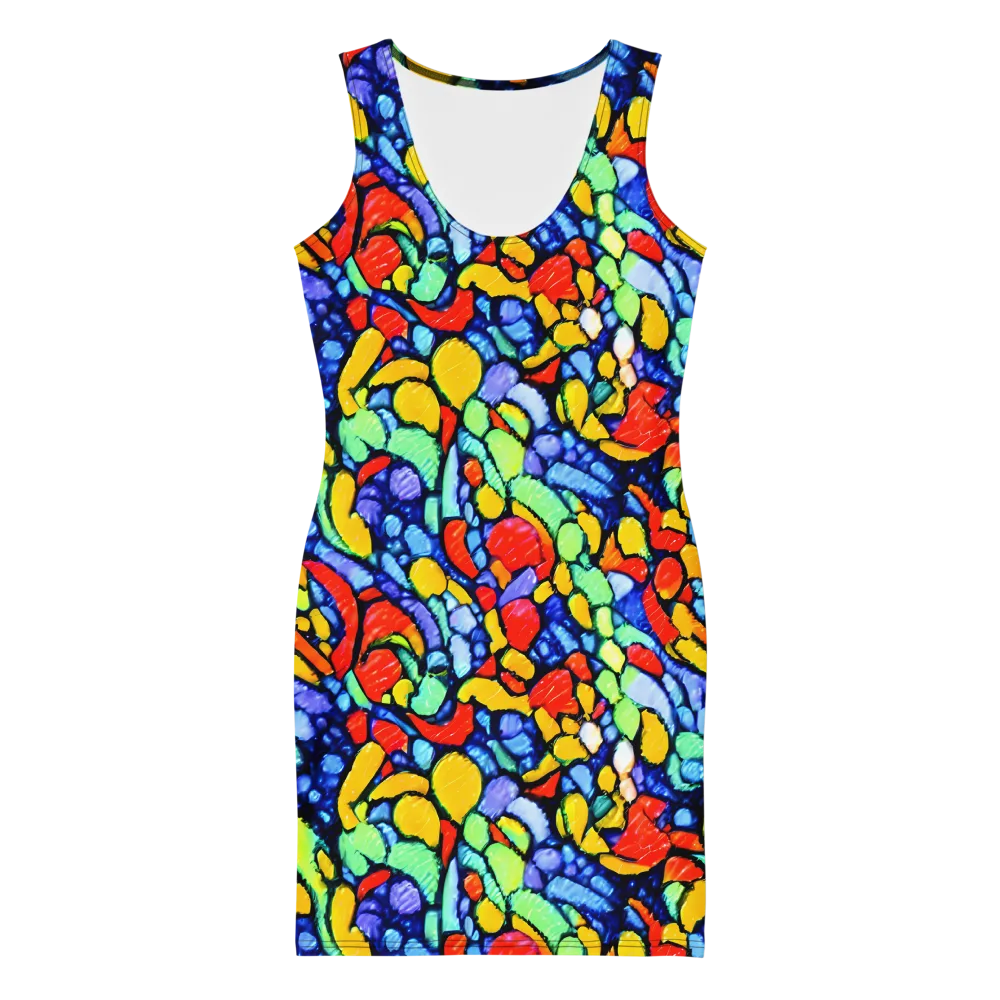 Chromatic Crush on Bodycon Dress — Front