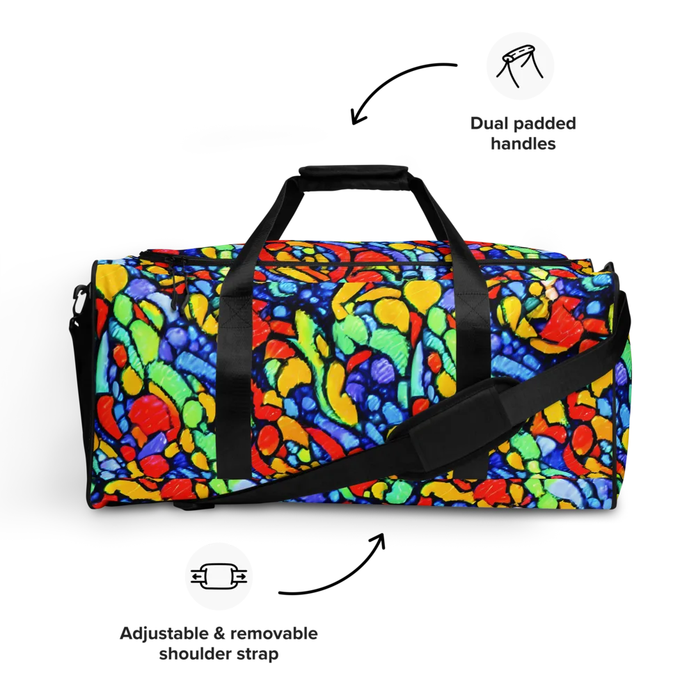 Chromatic Crush on Duffle Bag — Front