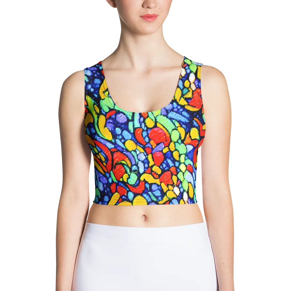 Chromatic Crush on Crop Top — Front