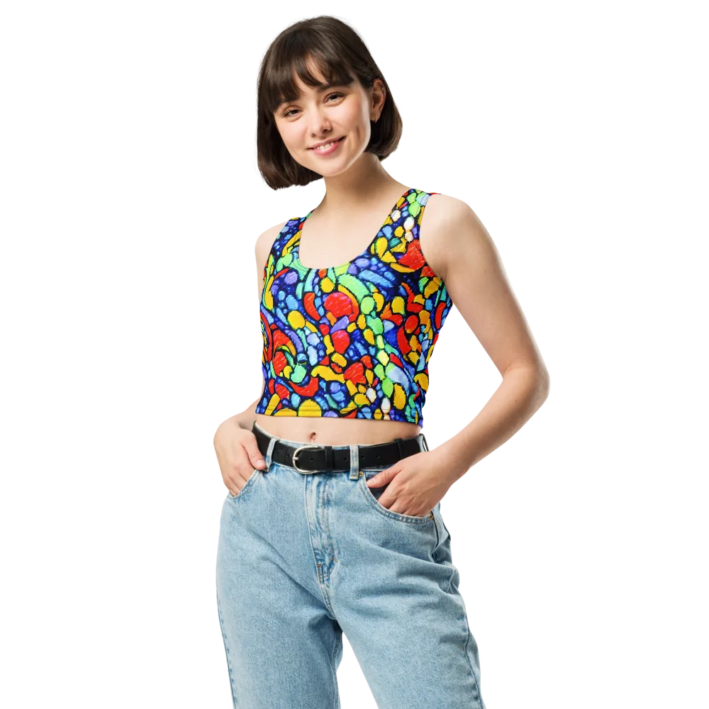 Chromatic Crush on Crop Top — Front