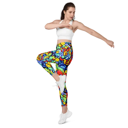 Chromatic Crush on a Leggings with Pockets