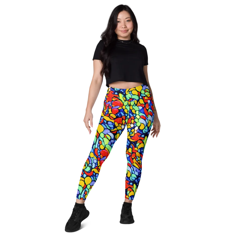 Chromatic Crush on Leggings with Pockets — Front