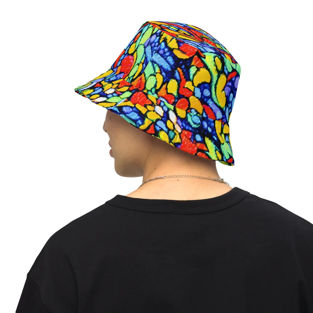 Chromatic Crush on Reversible Bucket Hat — Back Inside