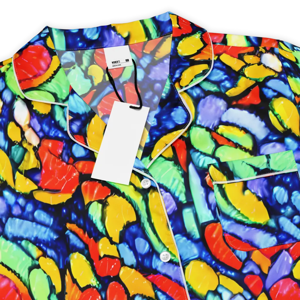 Chromatic Crush on Women's Short Sleeve Pajama Top — Product details