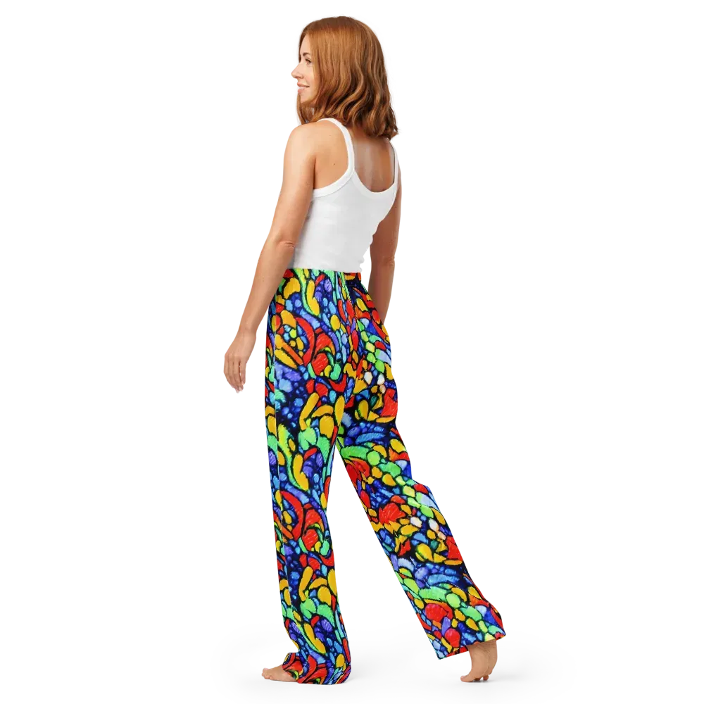 Chromatic Crush on Women's Pajama Pants — Back