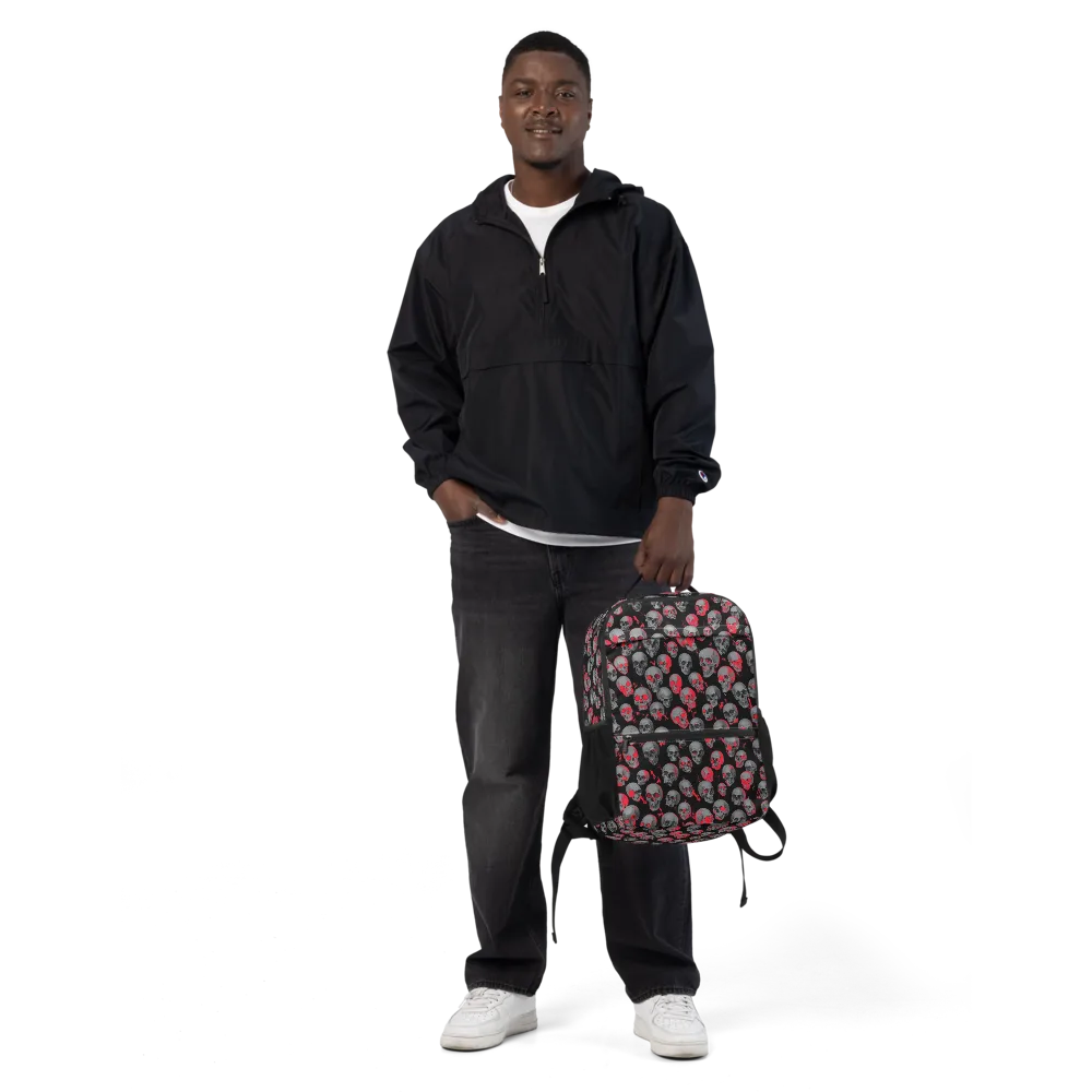 Neon Bone Yard on Utility Backpack — Front