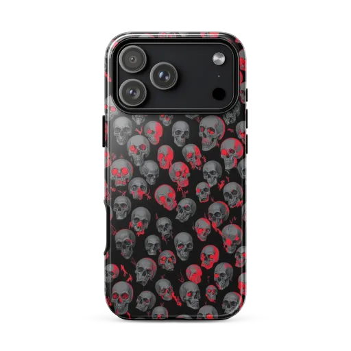 Neon Bone Yard on a Tough Case for iPhone®