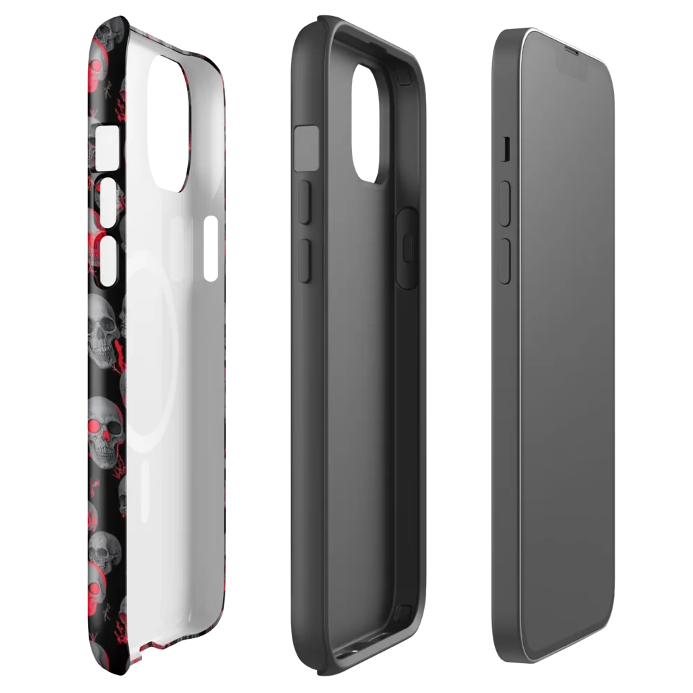 Neon Bone Yard on MagSafe Tough Case for iPhone® — Front
