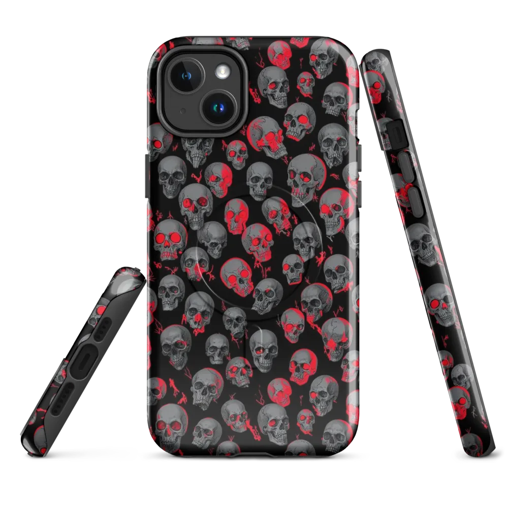 Neon Bone Yard on MagSafe Tough Case for iPhone® — Front