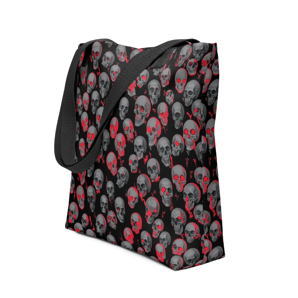 Neon Bone Yard on Tote Bag — Front