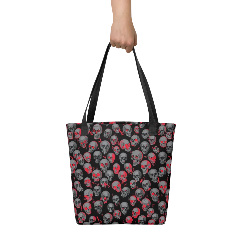 Neon Bone Yard on Tote Bag — Front