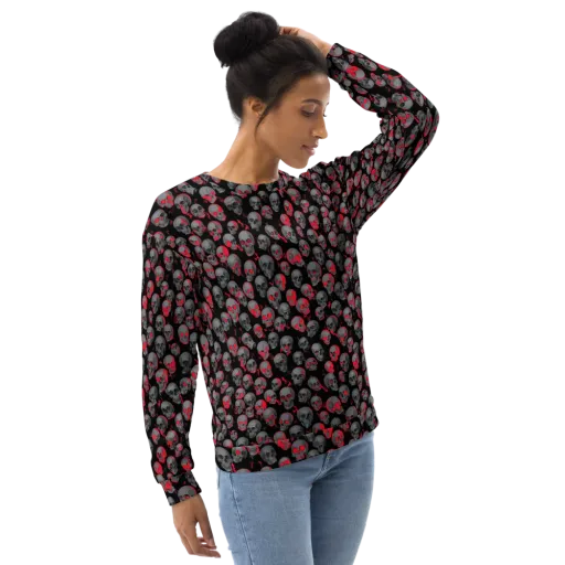 Neon Bone Yard on a Sweatshirt