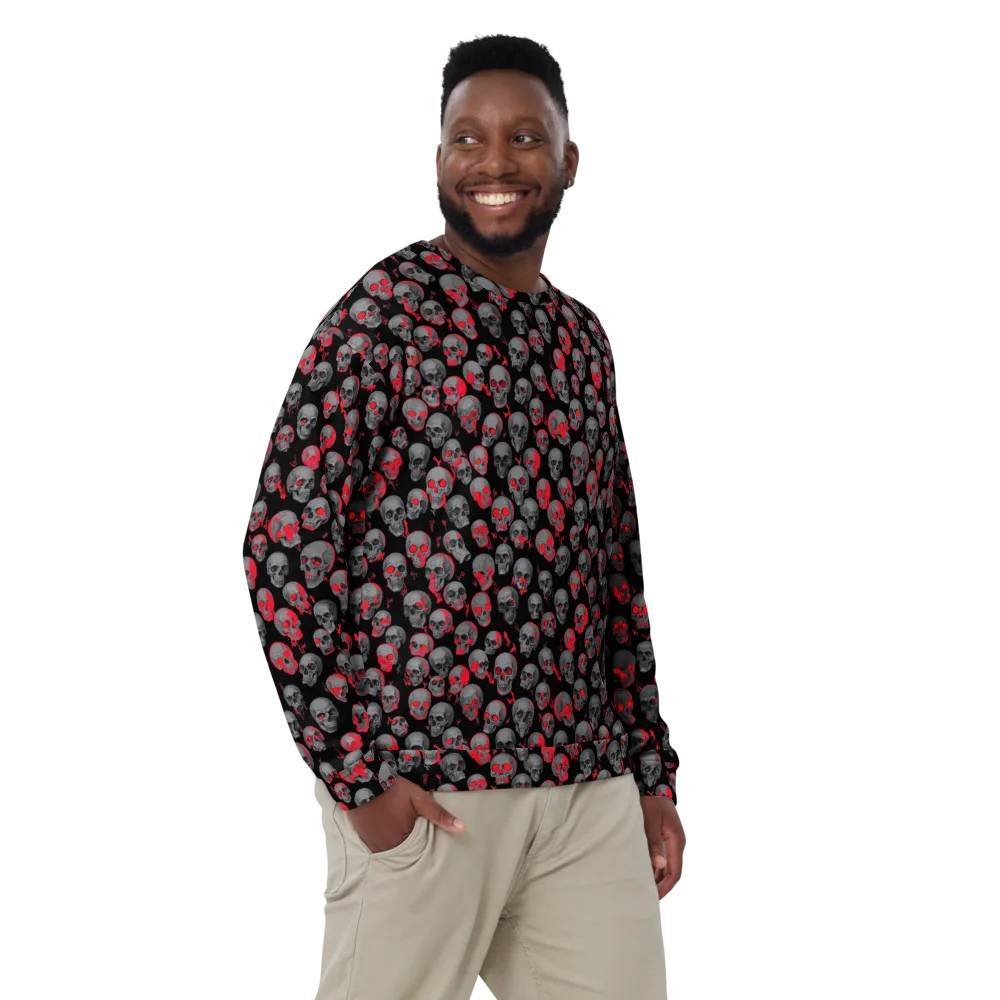 Neon Bone Yard on Sweatshirt — Front