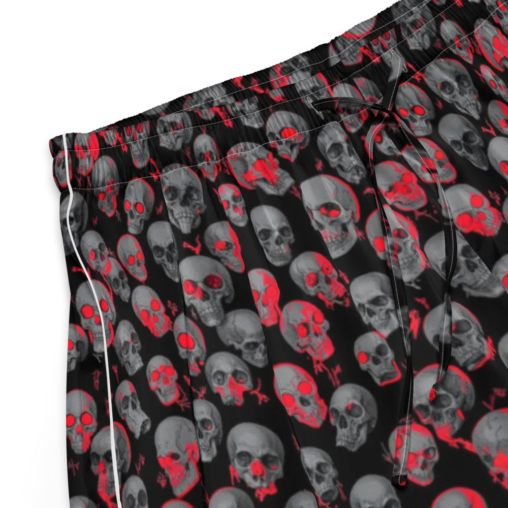 Neon Bone Yard on Women's Pajama Shorts — Product details