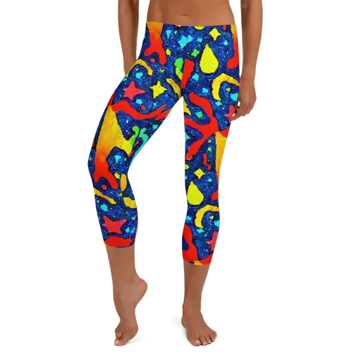 Wild Frequency on a Capri Leggings
