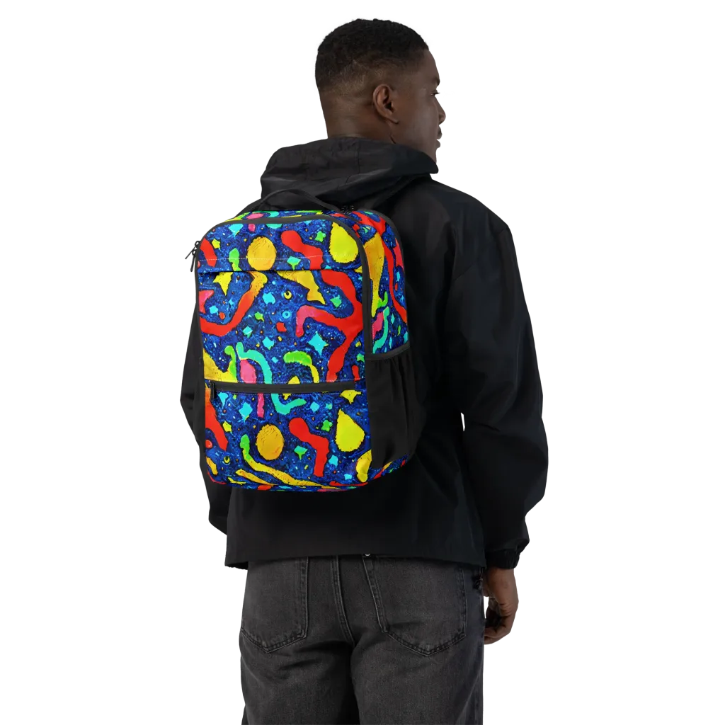 Wild Frequency on Utility Backpack — Back