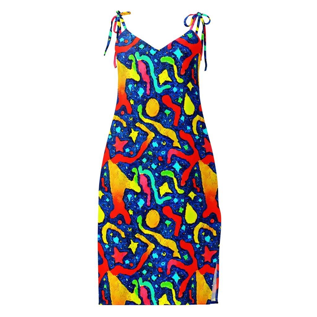 Wild Frequency on Slip Dress — Front