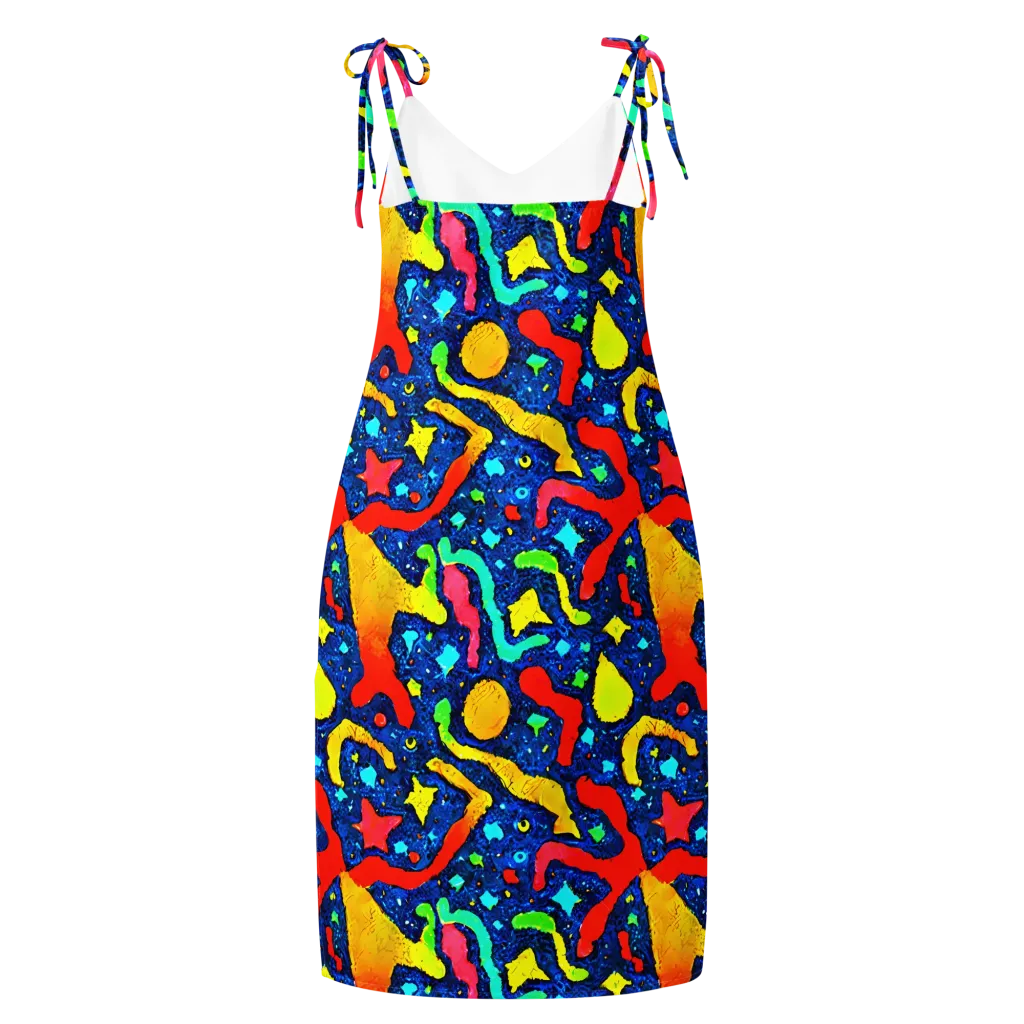 Wild Frequency on Slip Dress — Back