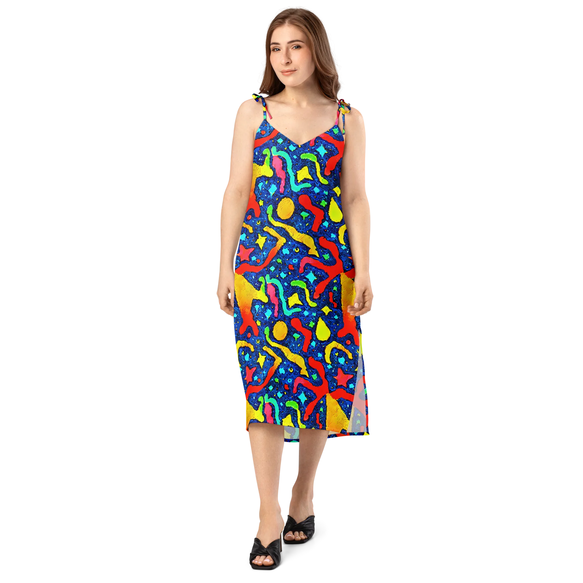 Wild Frequency on Slip Dress — Front