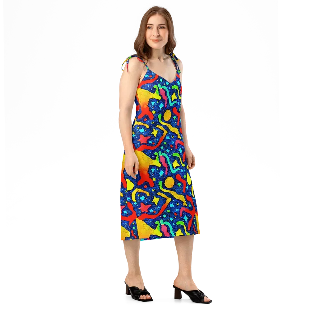 Wild Frequency on Slip Dress — Right Front