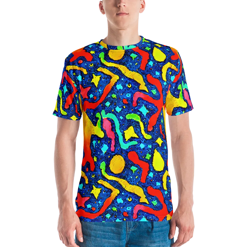 Wild Frequency on Men's Crew Neck T-Shirt — Front