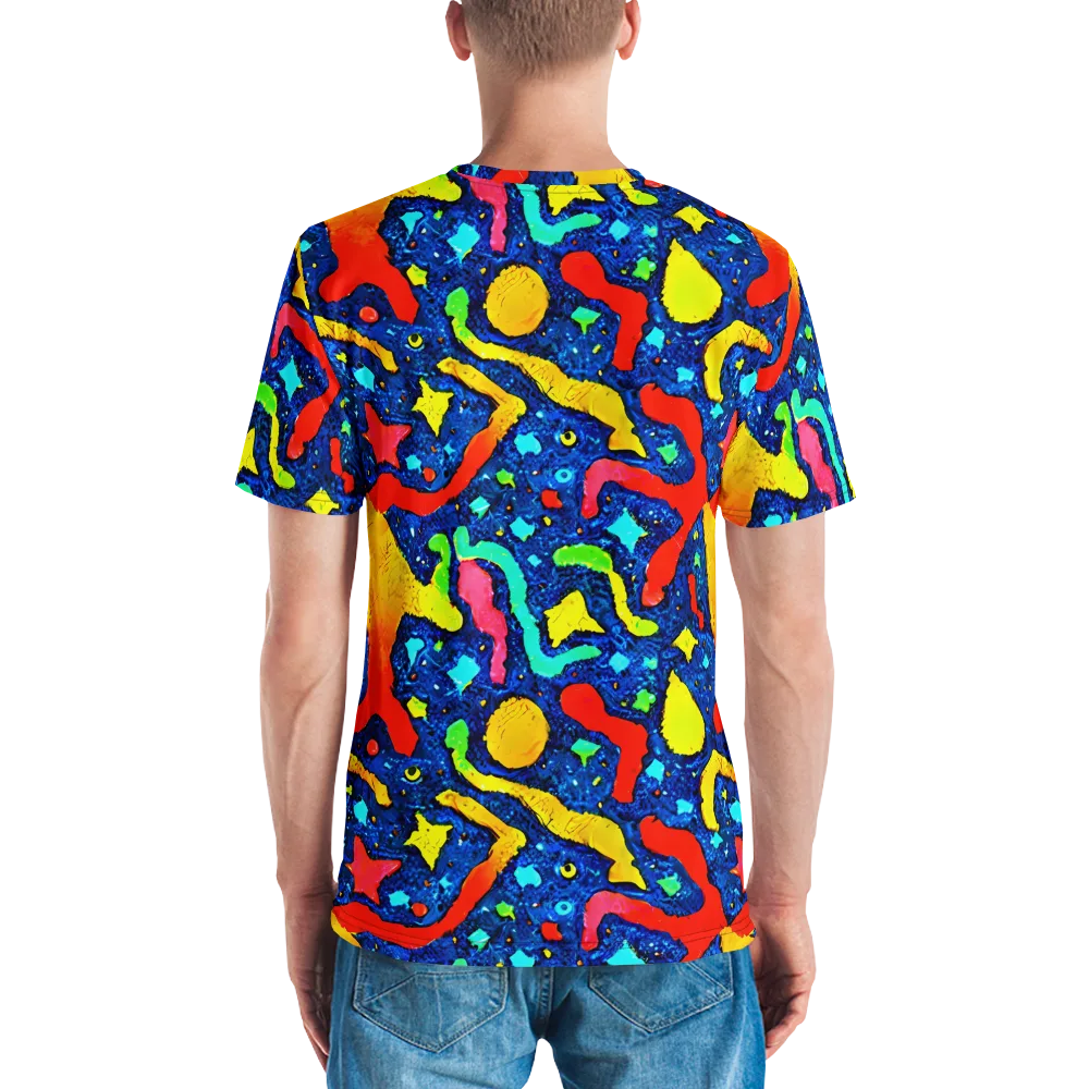 Wild Frequency on Men's Crew Neck T-Shirt — Back