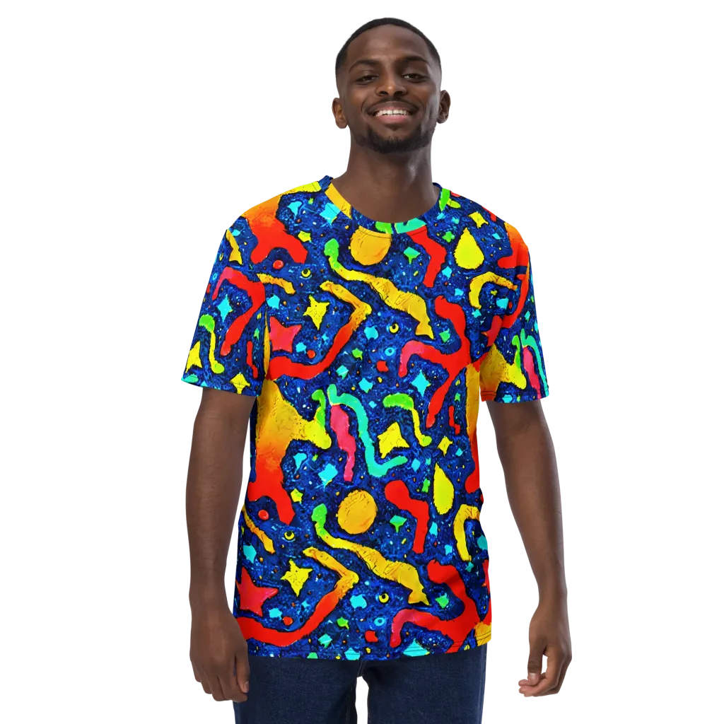 Wild Frequency on Men's Crew Neck T-Shirt — Front