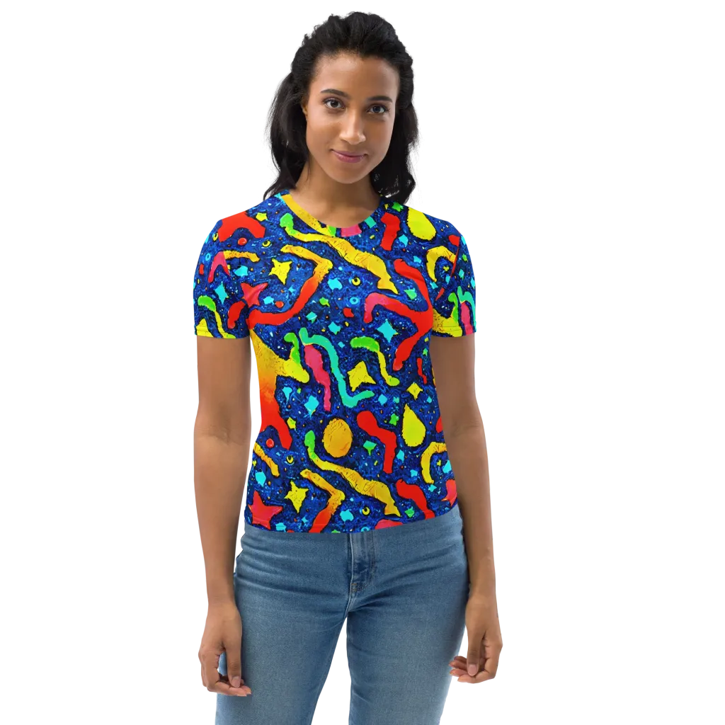 Wild Frequency on Women's Crew Neck T-Shirt — Front