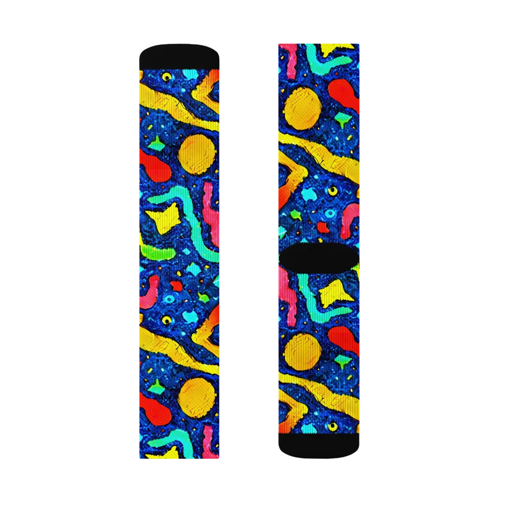 Wild Frequency on Socks — Right Sock