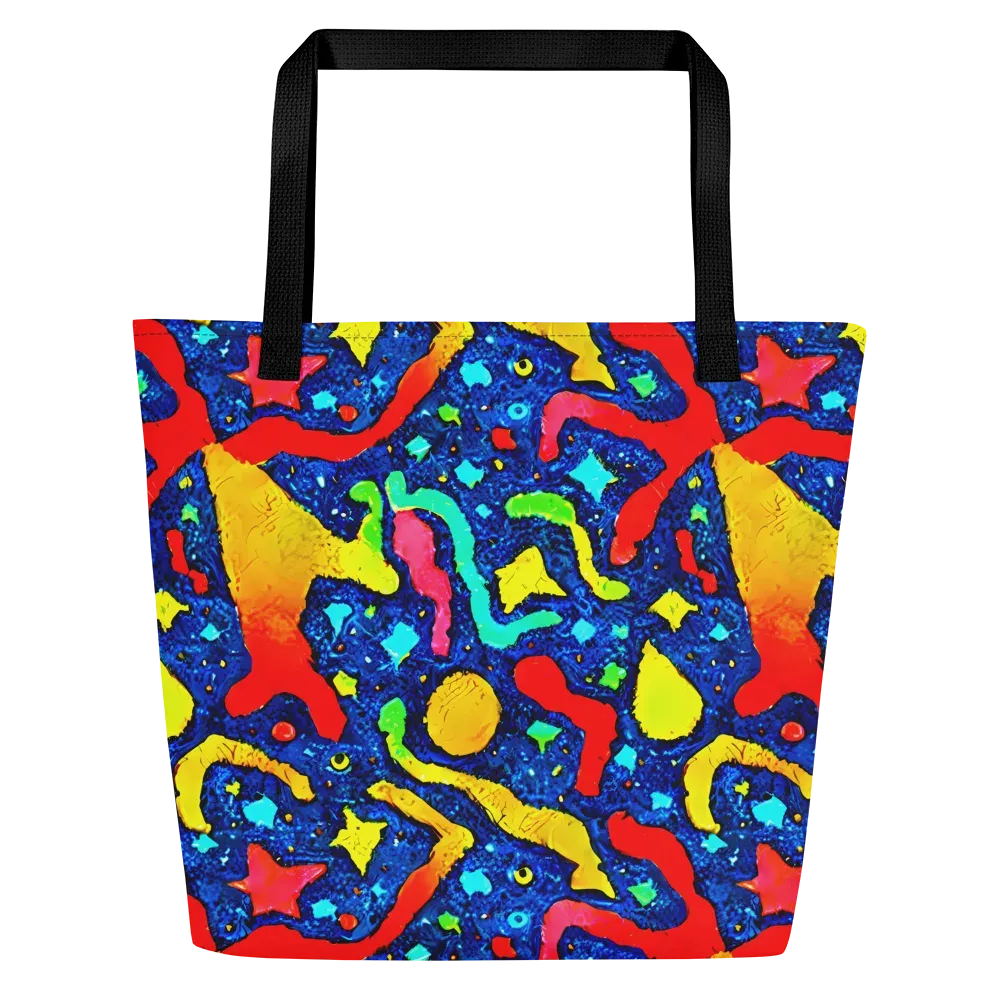 Wild Frequency on Large Tote Bag W/ Pocket — Front
