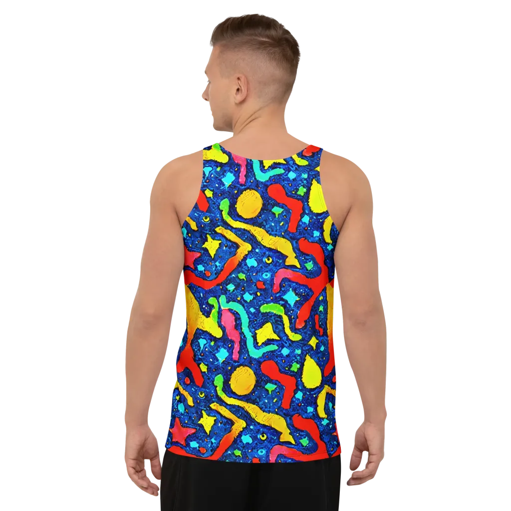 Wild Frequency on Men's Tank Top — Back