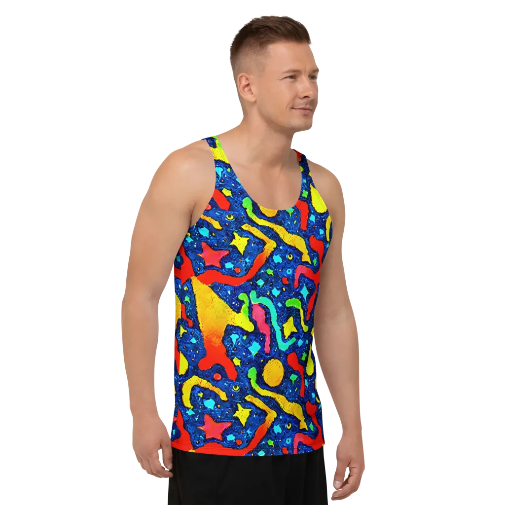 Wild Frequency on Men's Tank Top — Right Front