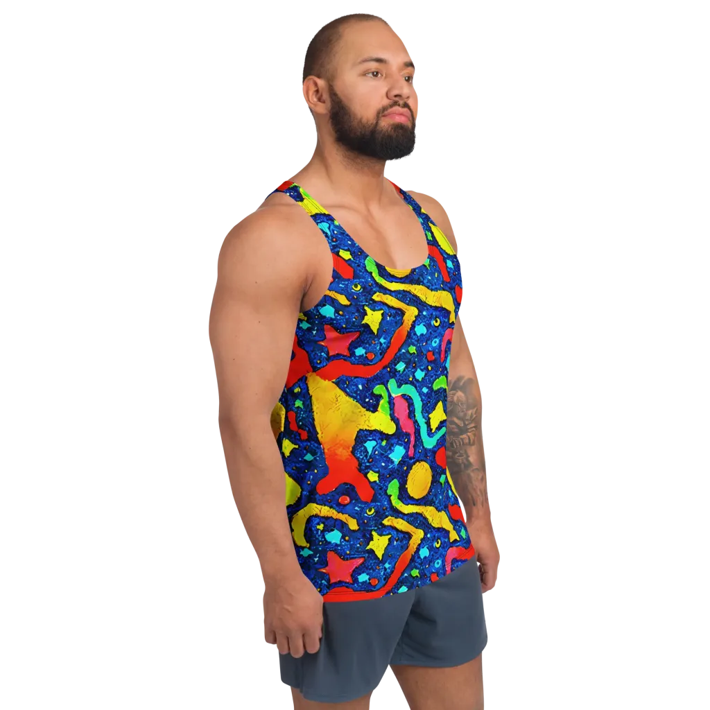 Wild Frequency on Men's Tank Top — Right Front