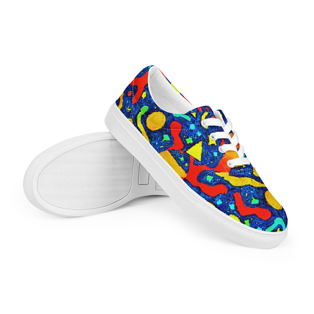Wild Frequency on Men's Lace-Up Canvas Shoes — Right Front