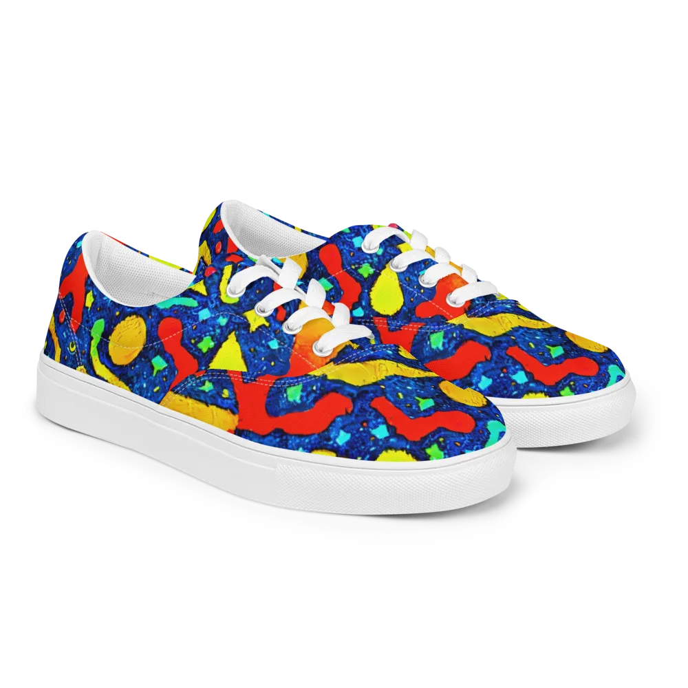 Wild Frequency on Men's Lace-Up Canvas Shoes — Right Front