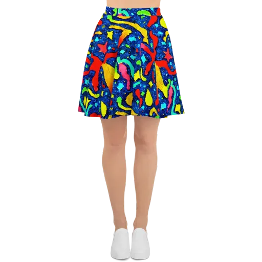 Wild Frequency on a Skater Skirt