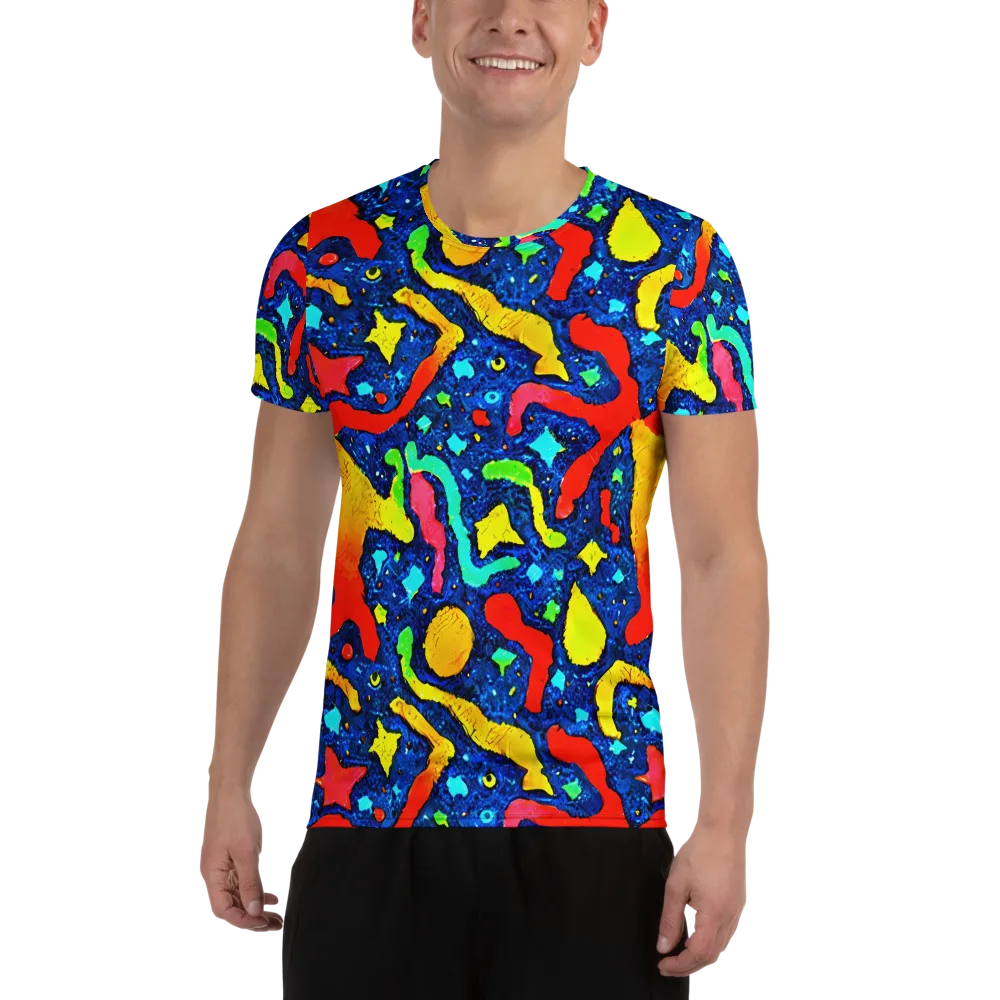 Wild Frequency on Men's Athletic T-Shirt — Front