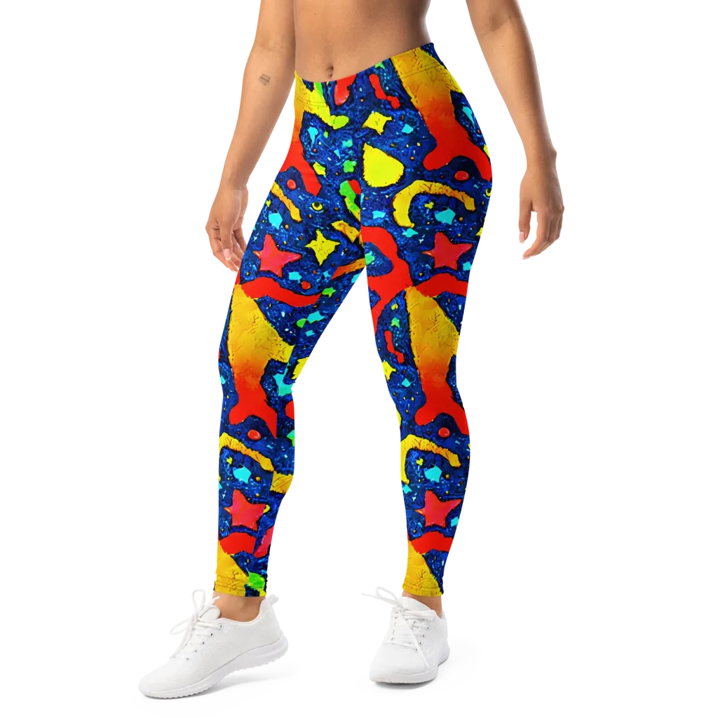 Wild Frequency on Leggings — Left Front
