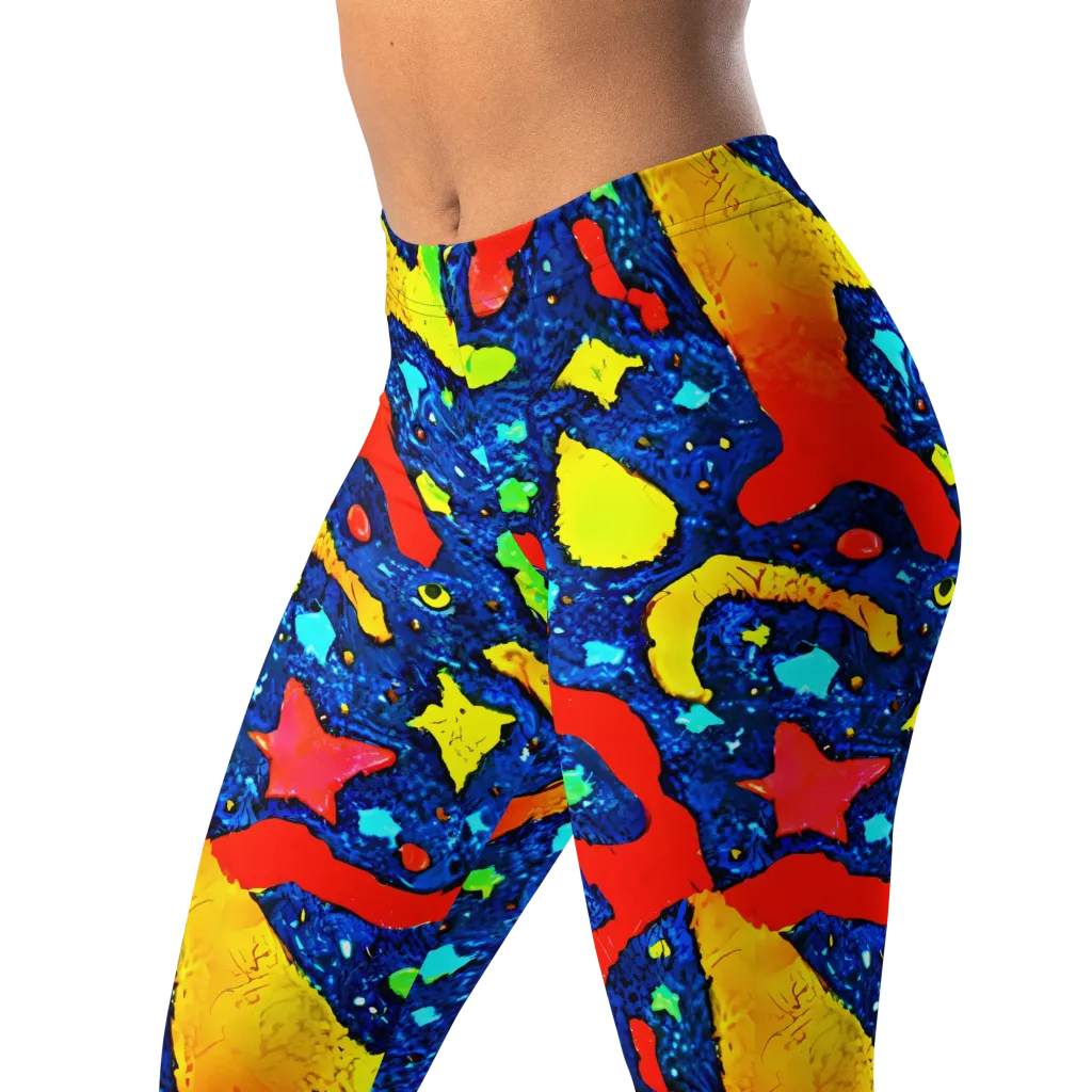 Wild Frequency on Leggings — Left Front