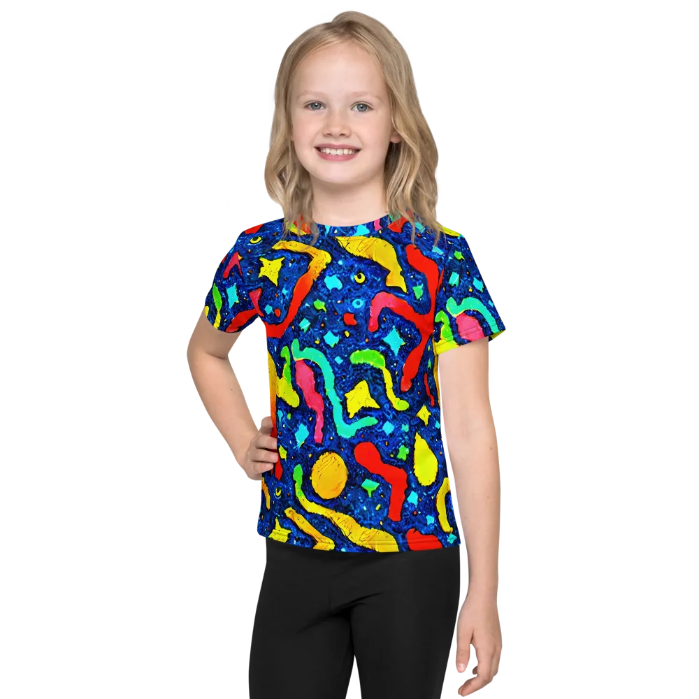 Wild Frequency on Kids Crew Neck T-Shirt — Front