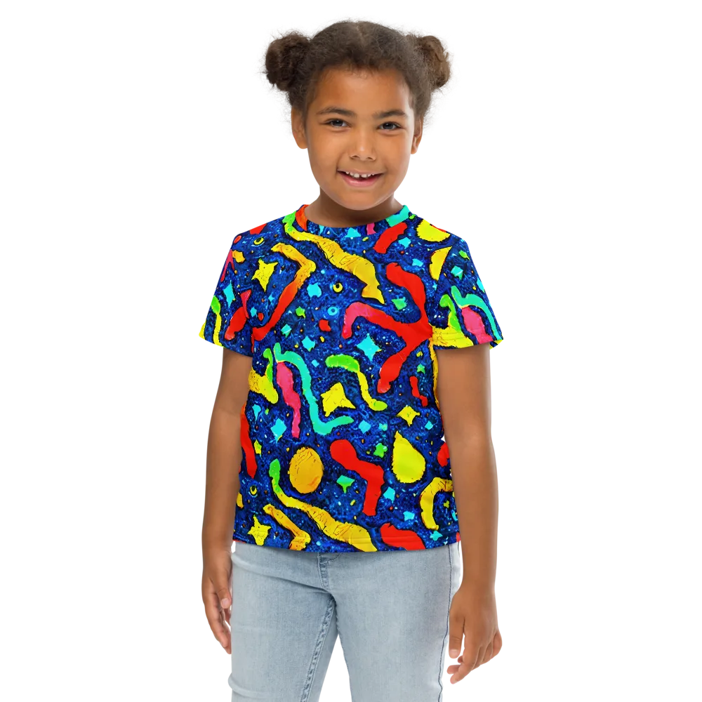 Wild Frequency on Kids Crew Neck T-Shirt — Front